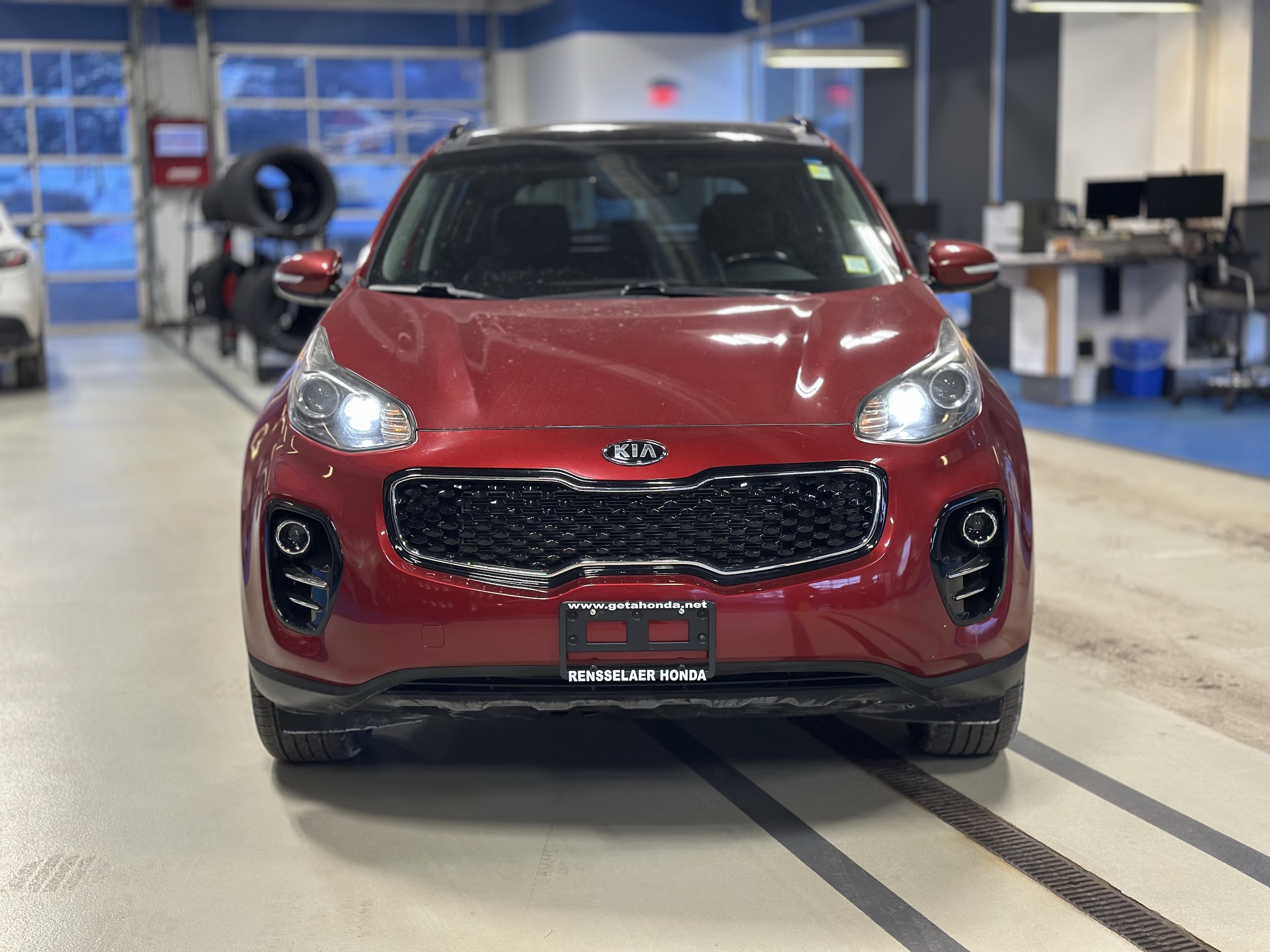 Used 2018 Kia Sportage EX with VIN KNDPNCAC3J7431015 for sale in Troy, NY