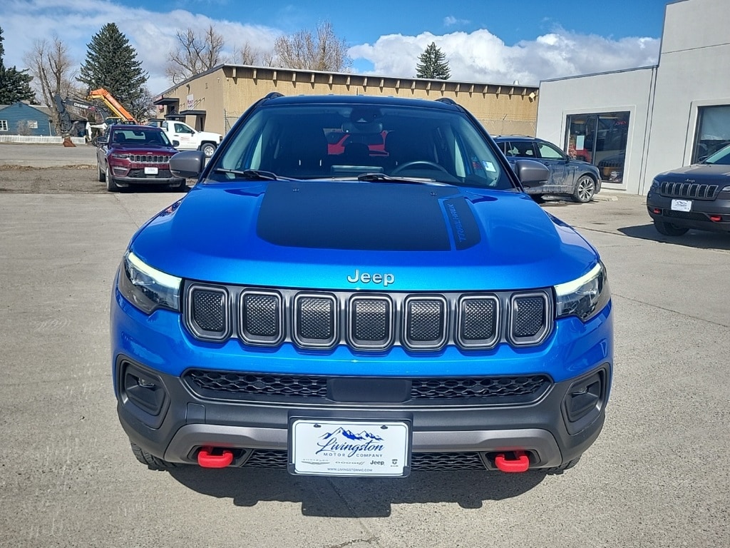Used 2022 Jeep Compass Trailhawk with VIN 3C4NJDDB6NT150856 for sale in Livingston, MT