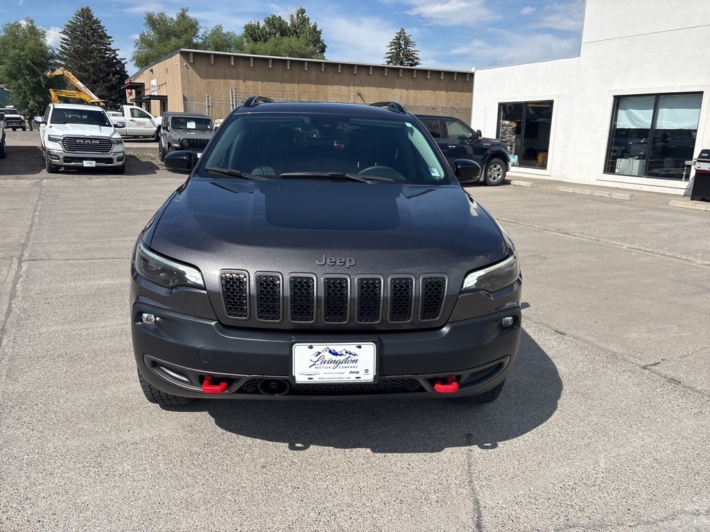 Used 2022 Jeep Cherokee Trailhawk with VIN 1C4PJMBX7ND550521 for sale in Livingston, MT