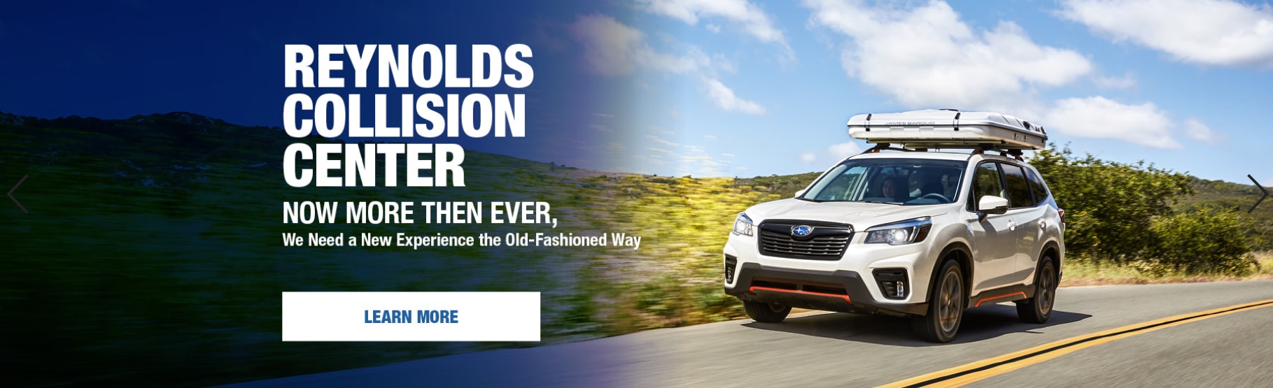 Reynolds Collision Center Auto Service & Certified Subaru Repair in
