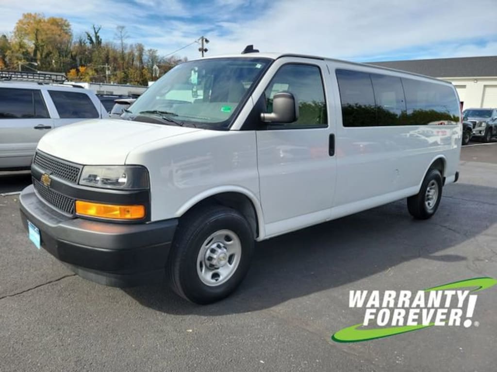 Certified 2025 Chevrolet Express Passenger 3500 1LS Van Extended Passenger Van