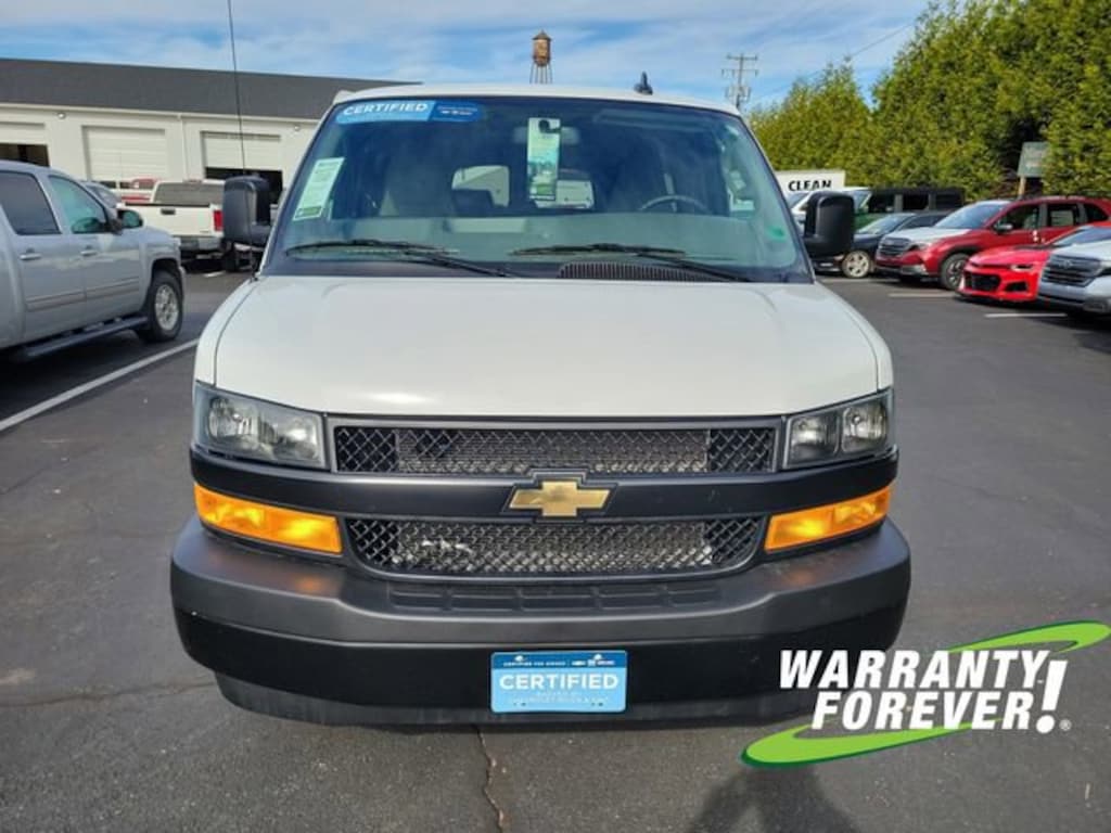 Certified 2025 Chevrolet Express Passenger 3500 1LS Van Extended Passenger Van