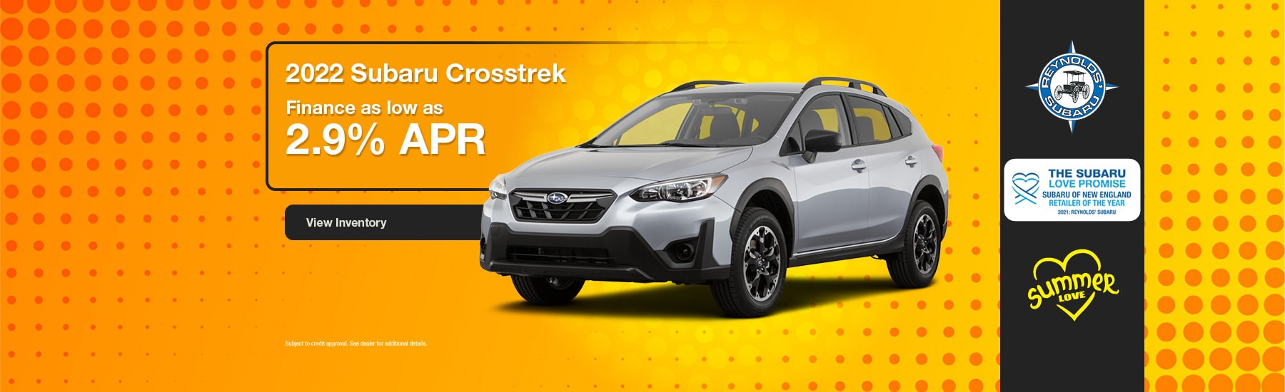 Reynolds' Subaru New & Used Subaru Dealer in Lyme