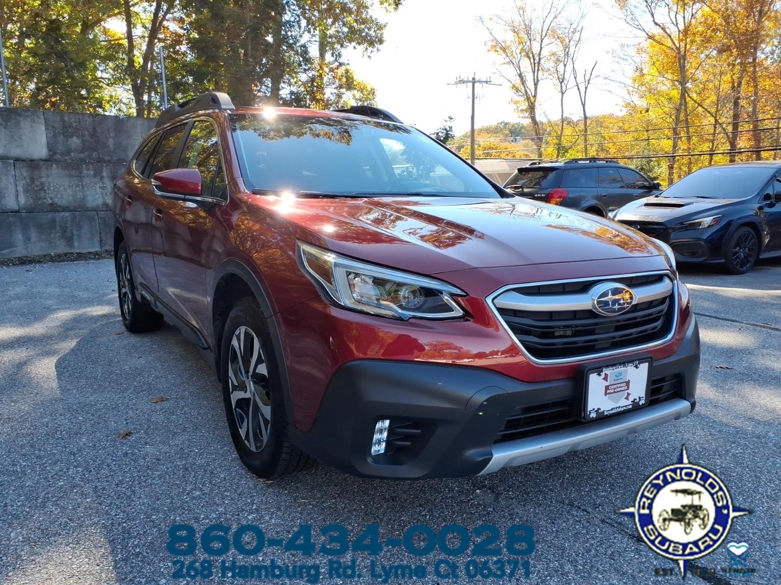 2021 Subaru Outback Limited CVT 4S4BTANC6M3229324 for sale in Lyme, CT at Reynolds Subaru