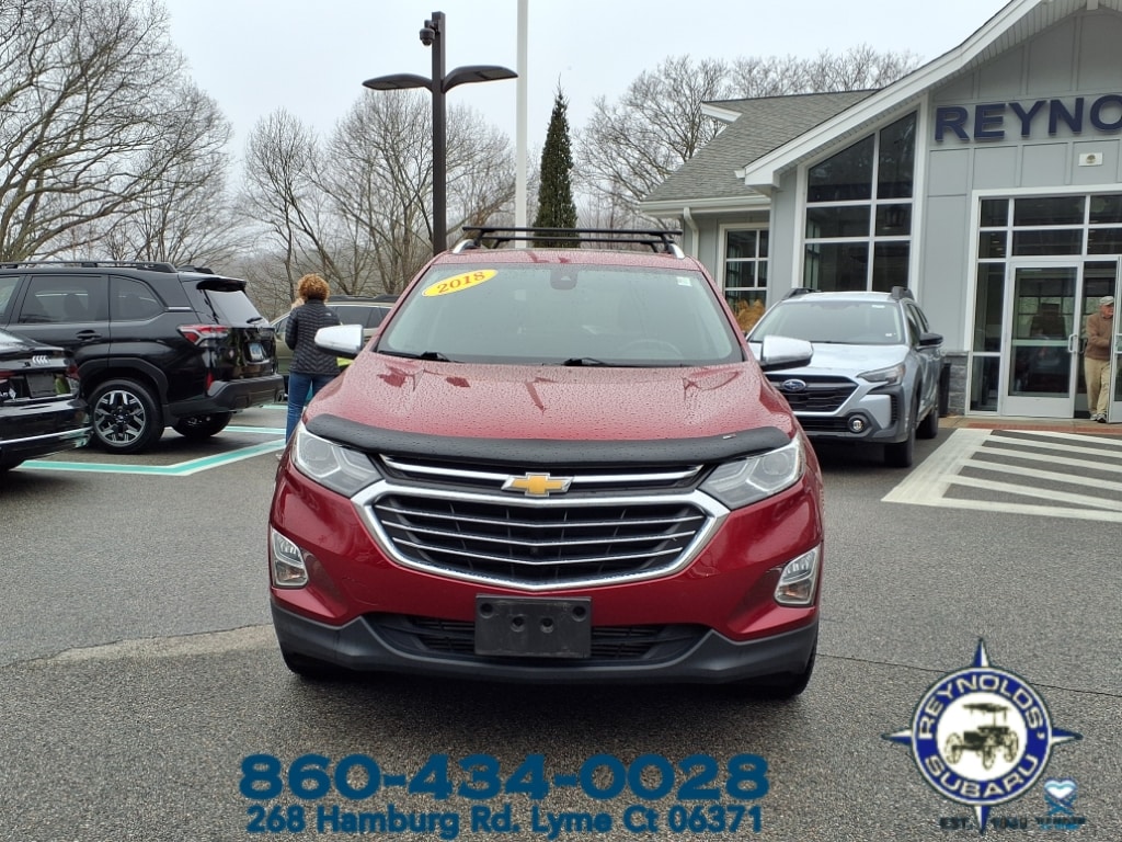 Used 2018 Chevrolet Equinox Premier with VIN 2GNAXWEX2J6229997 for sale in Lyme, CT