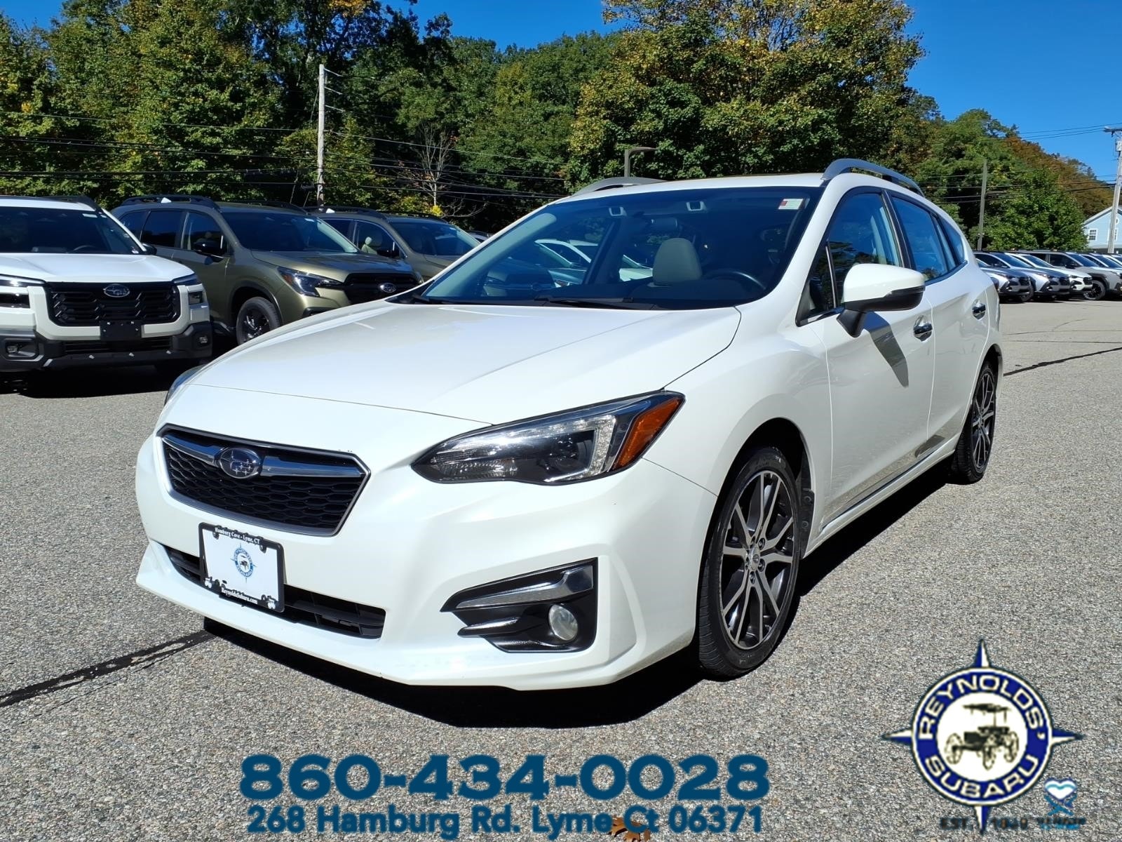 Used 2018 Subaru Impreza Limited with VIN 4S3GTAU64J3708410 for sale in Lyme, CT