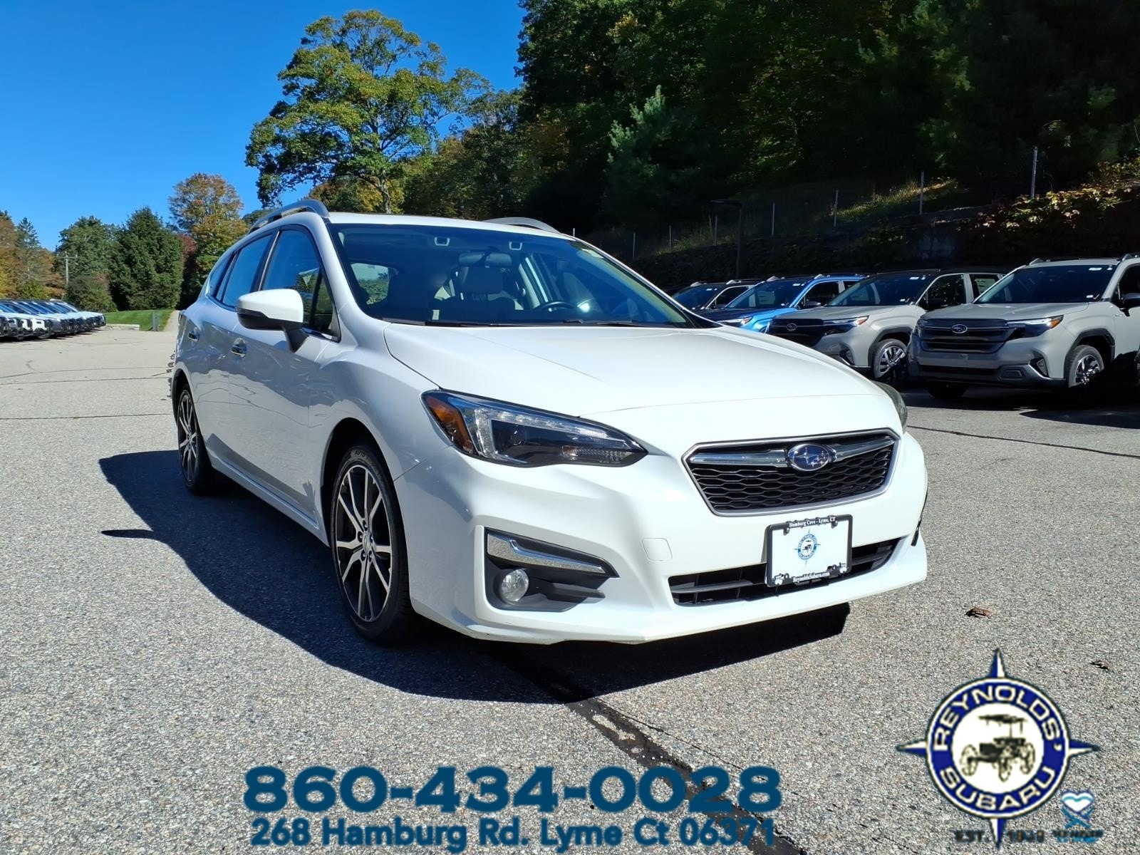 Used 2018 Subaru Impreza Limited with VIN 4S3GTAU64J3708410 for sale in Lyme, CT