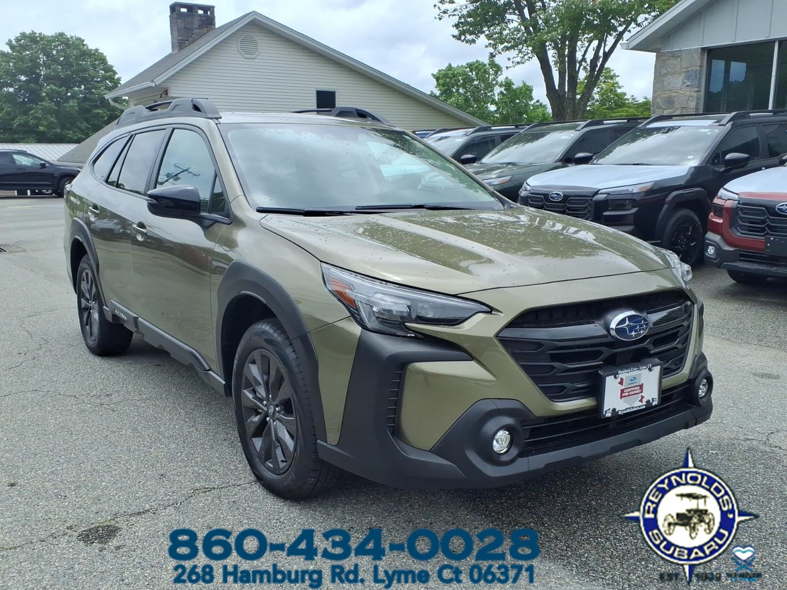 2025 Subaru Outback Onyx Edition AWD 4S4BTALC3S3242595 for sale in Lyme, CT at Reynolds Subaru