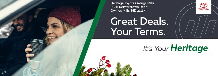 Heritage Toyota Owings Mills >> New and Pre-Owned Toyota Cars | Toyota Dealer Near Me Heritage Toyota Owings Mills >> New and Pre-Owned Toyota Cars | Toyota Dealer Near Me