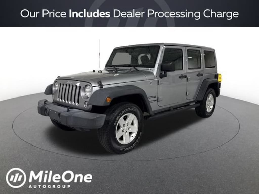 Used 2018 Jeep Wrangler JK Unlimited Sport Sport Utility