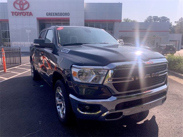 Used 2021 RAM Ram 1500 Pickup Big Horn/Lone Star with VIN 1C6SRFFT3MN784371 for sale in Greensboro, NC
