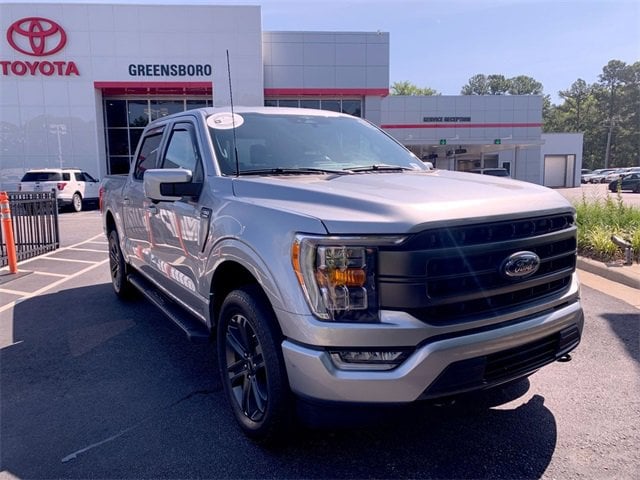 Used 2023 Ford F-150 Lariat with VIN 1FTFW1E52PKE40724 for sale in Greensboro, NC
