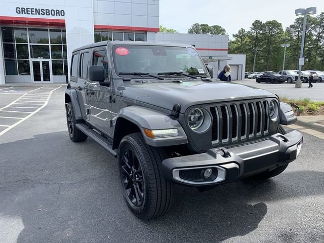 Used 2021 Jeep Wrangler Unlimited Sahara 4XE with VIN 1C4JJXP65MW742336 for sale in Greensboro, NC