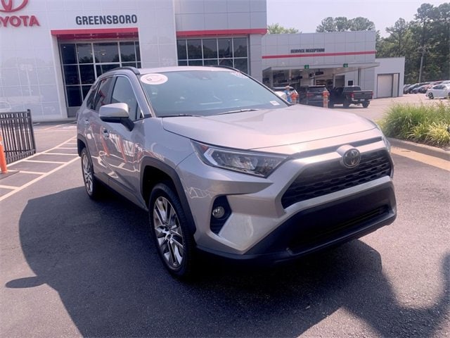 Certified 2021 Toyota RAV4 XLE Premium with VIN 2T3C1RFV9MC109707 for sale in Greensboro, NC