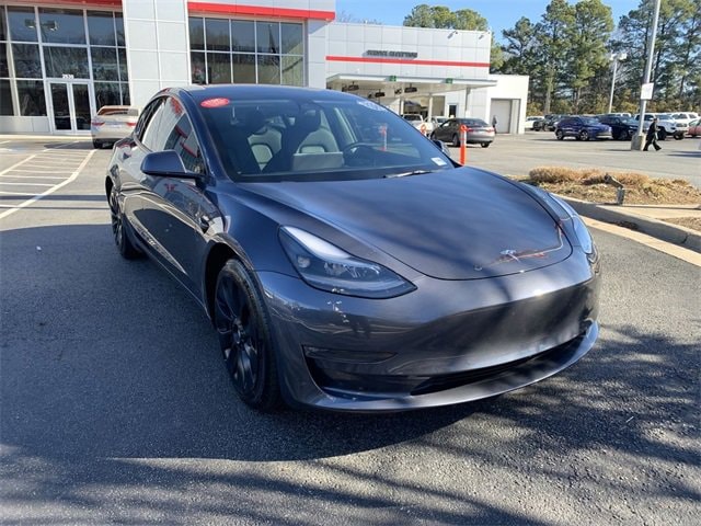Used 2022 Tesla Model 3 Long Range with VIN 5YJ3E1EB2NF182968 for sale in Greensboro, NC