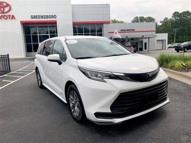 Certified 2021 Toyota Sienna LE with VIN 5TDKRKEC3MS029105 for sale in Greensboro, NC