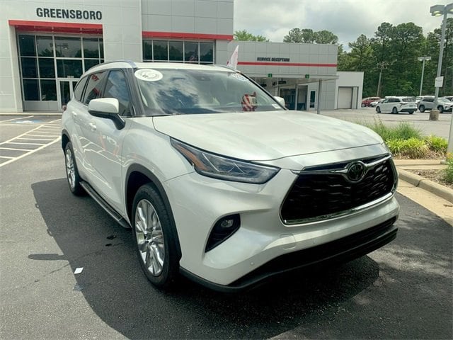 Certified 2022 Toyota Highlander Limited with VIN 5TDYZRAH0NS138191 for sale in Greensboro, NC