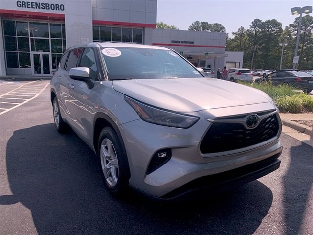 Used 2021 Toyota Highlander LE with VIN 5TDZZRAH7MS515277 for sale in Greensboro, NC