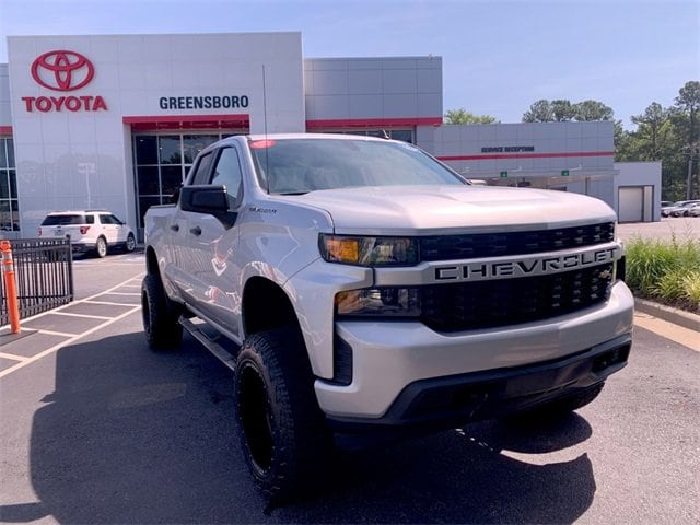 Used 2020 Chevrolet Silverado 1500 Custom with VIN 1GCRWBEK5LZ182290 for sale in Greensboro, NC