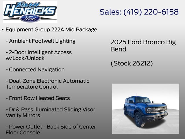 2025 Ford Bronco 4-Door Big Bend - Photo 12