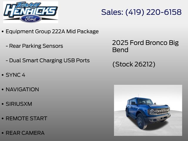 2025 Ford Bronco 4-Door Big Bend - Photo 23