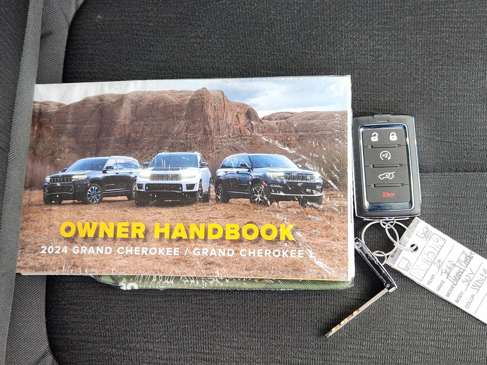 Used 2024 Bright White Clearcoat Jeep Laredo image 44
