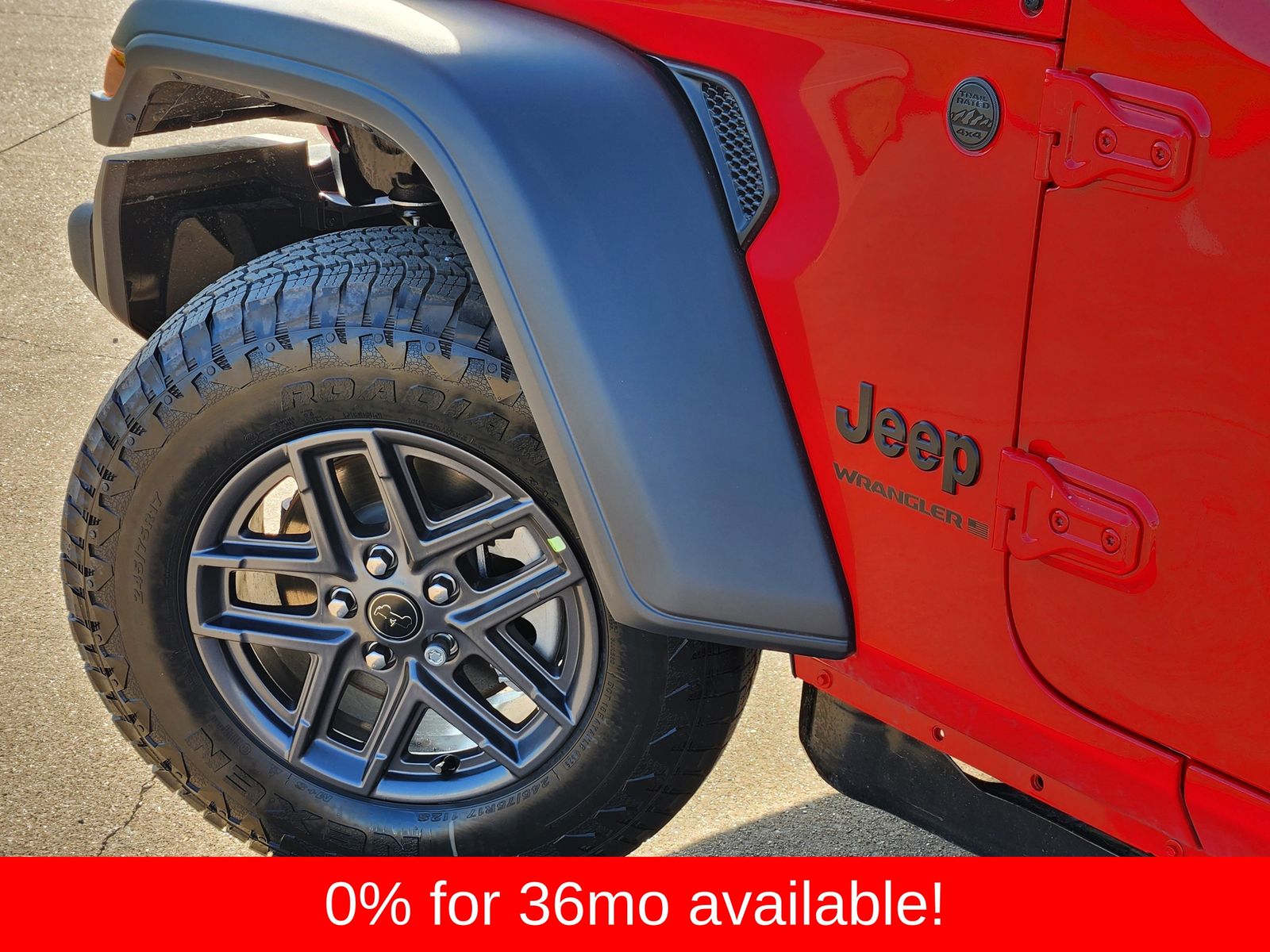 New 2026 Firecracker Red Jeep 4-DOOR SPORT S image 17