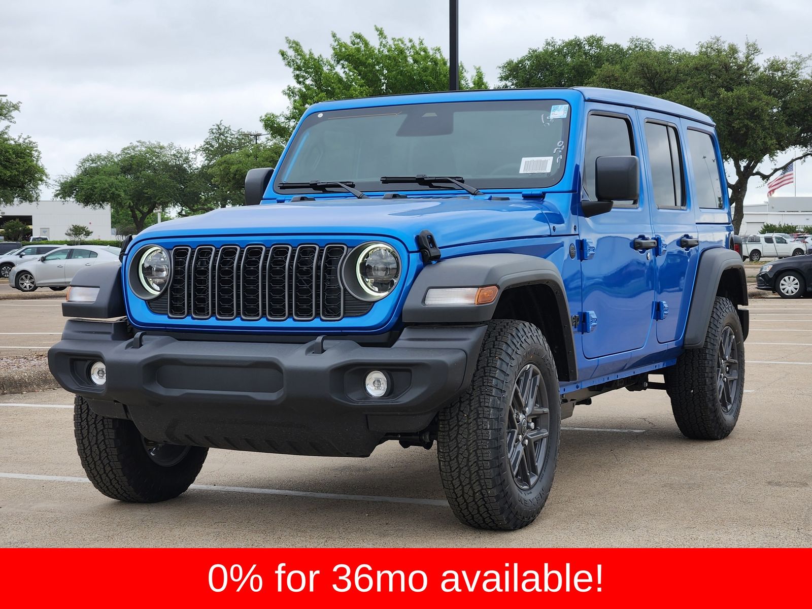 New 2026 Hydro Blue Pearlcoat Jeep 4-DOOR SPORT S image 2
