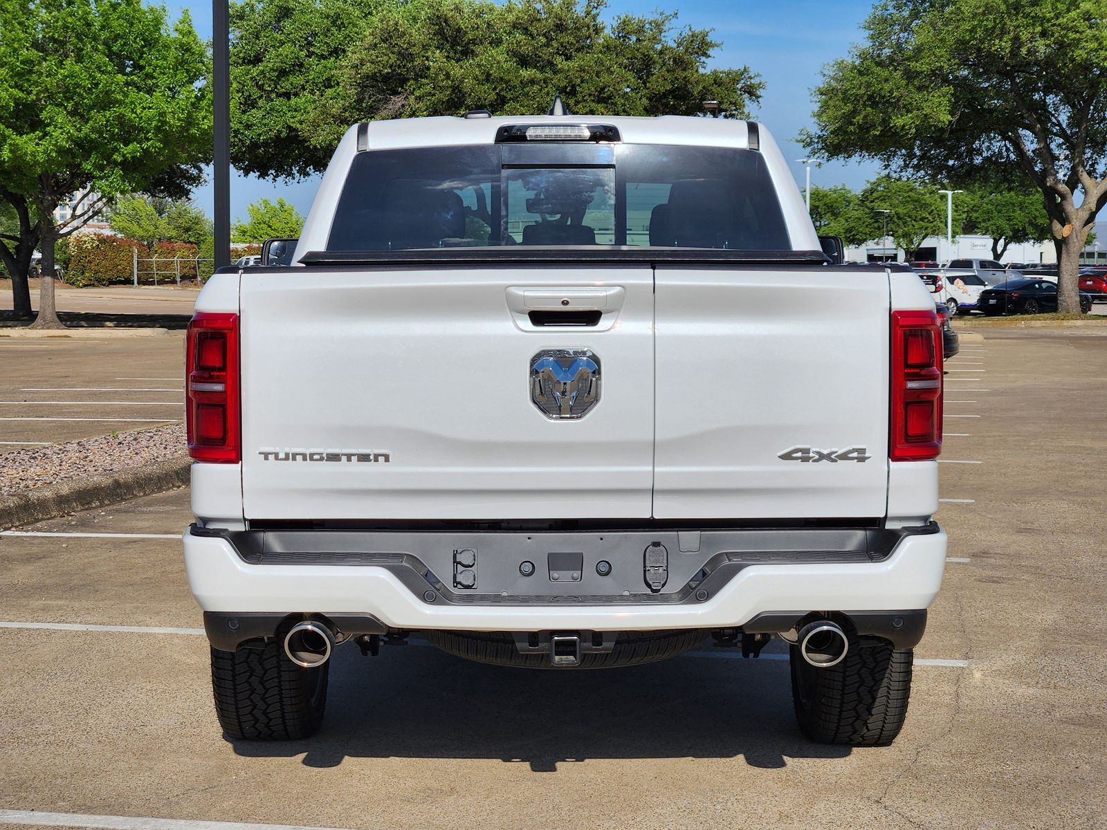 New 2026 Ivory White Tri-Coat Pearlcoat Ram TUNGSTEN CREW CAB 4X4 image 5