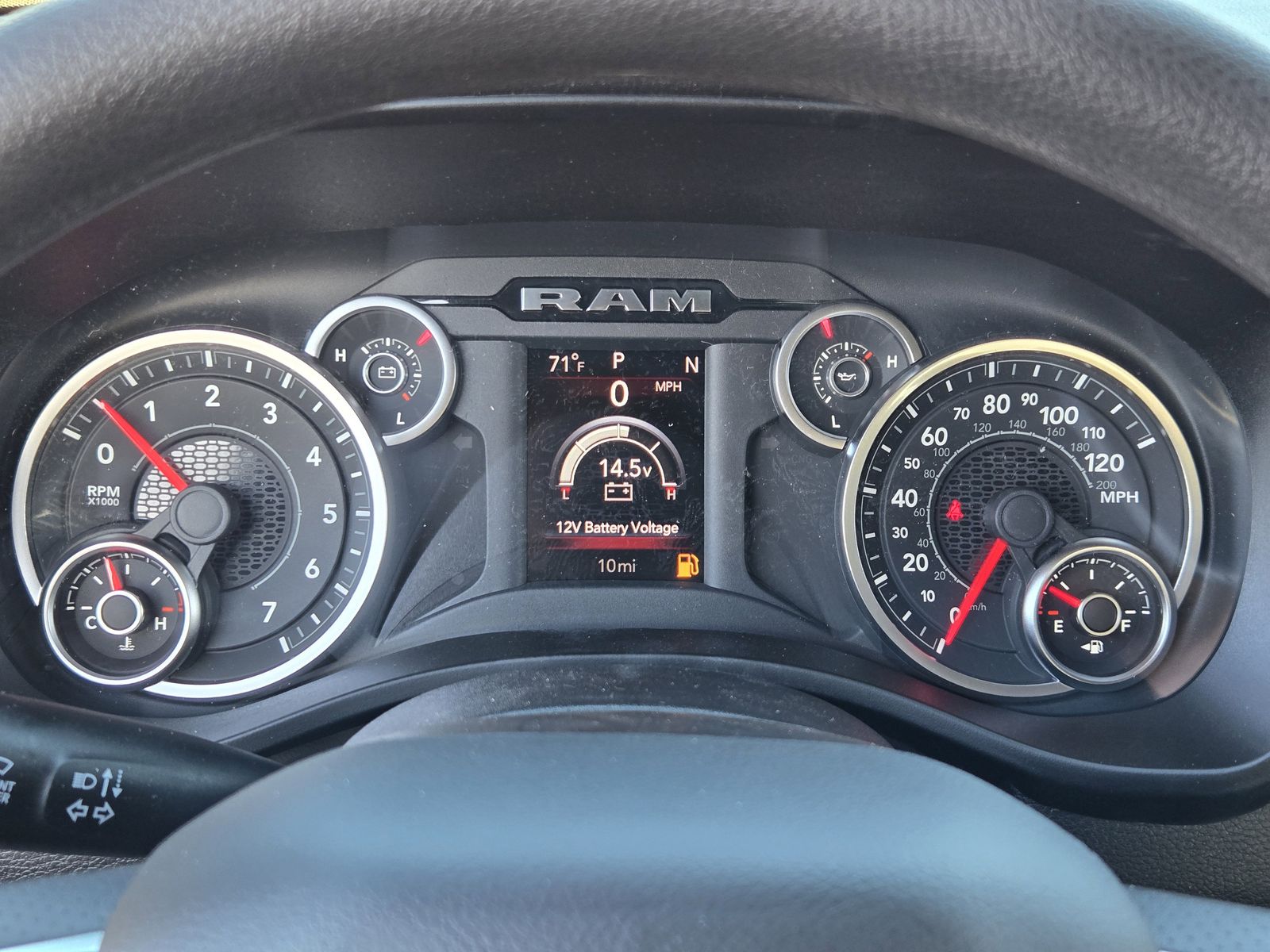 New 2026 Bright White Ram LONE STAR CREW CAB 4X4 5