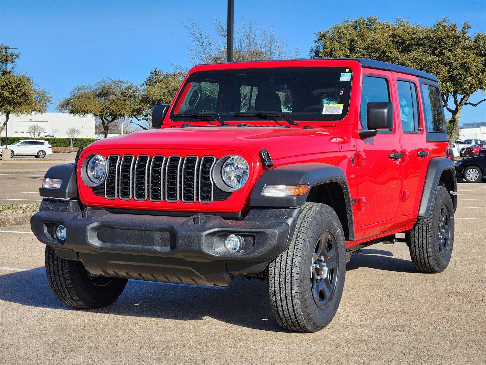 New 2026 Firecracker Red Jeep 4-DOOR SPORT image 2
