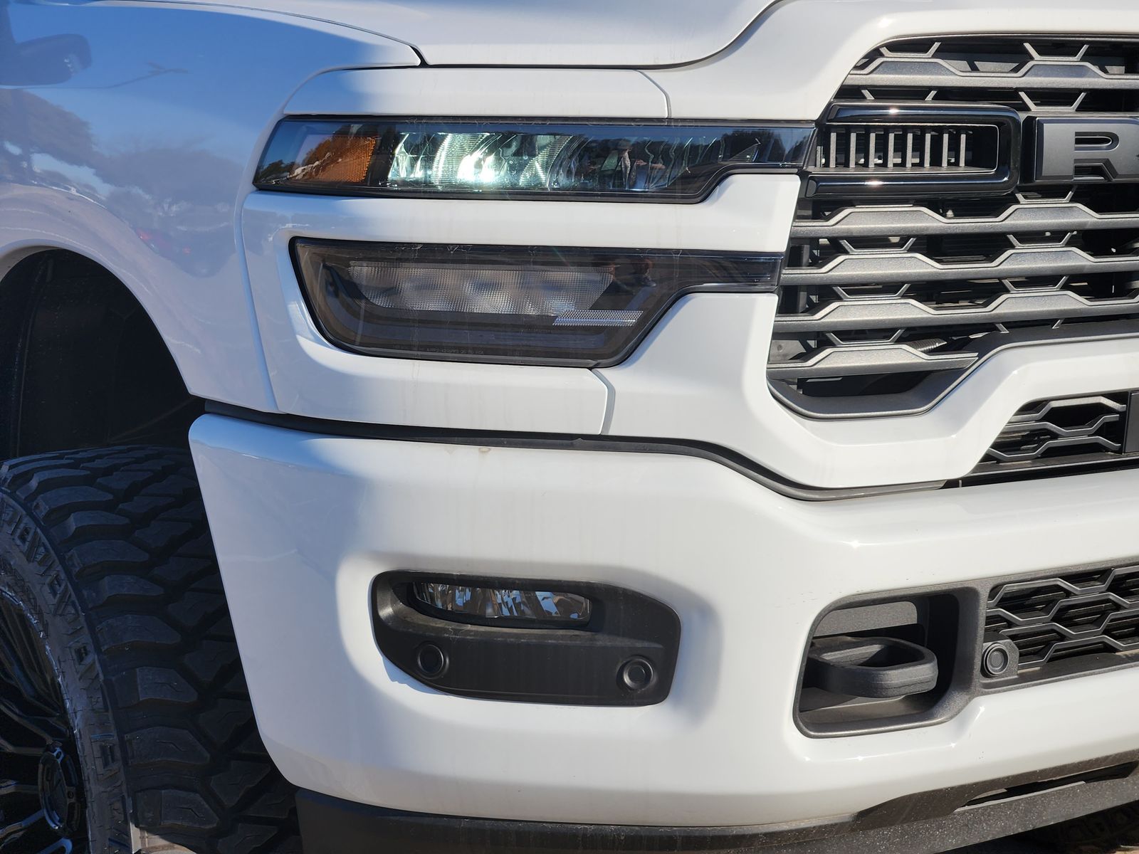 New 2025 Bright White Ram BIG HORN CREW CAB 4X4 6