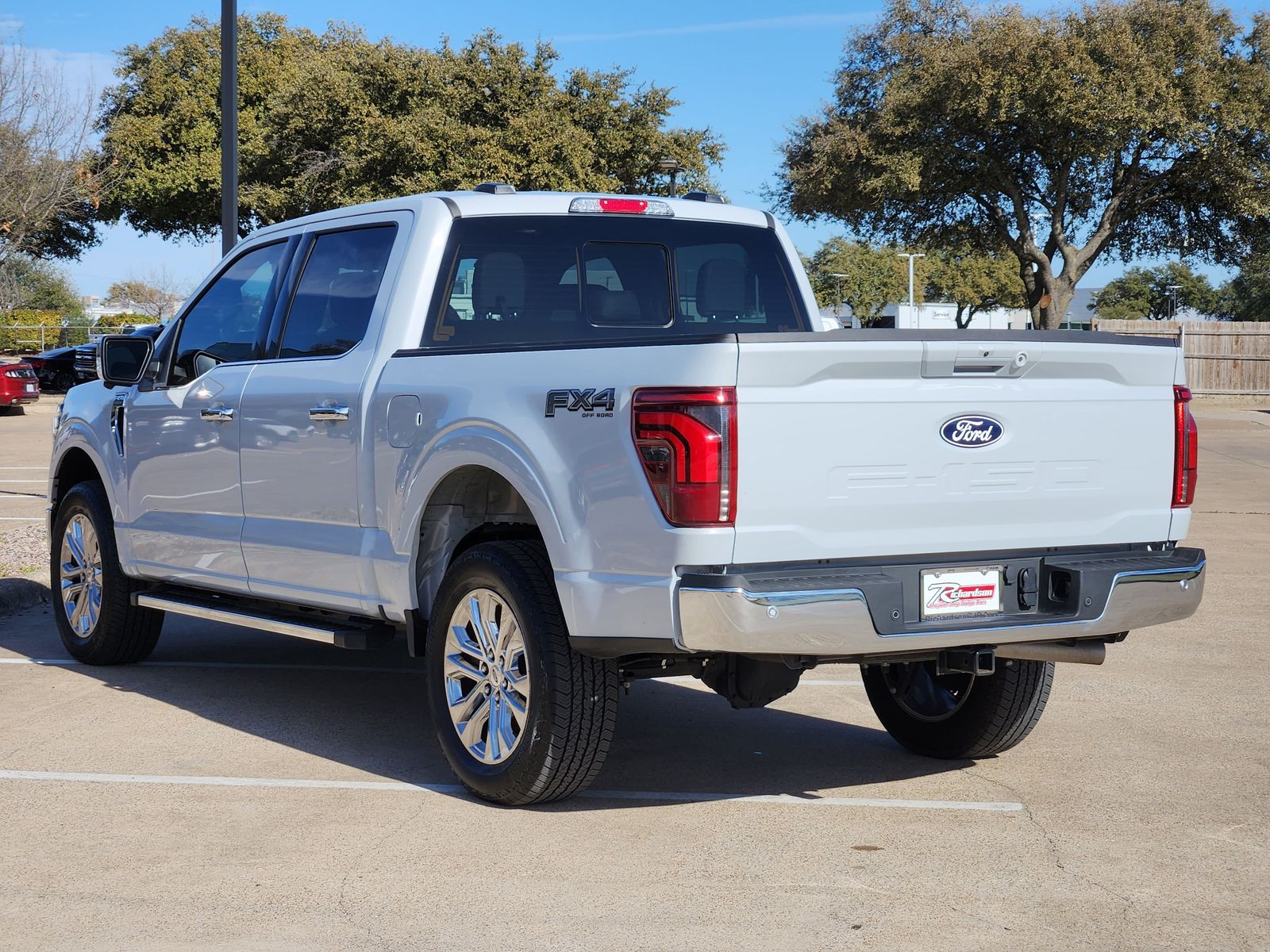 Used 2025 Space White Metallic Ford Lariat image 4