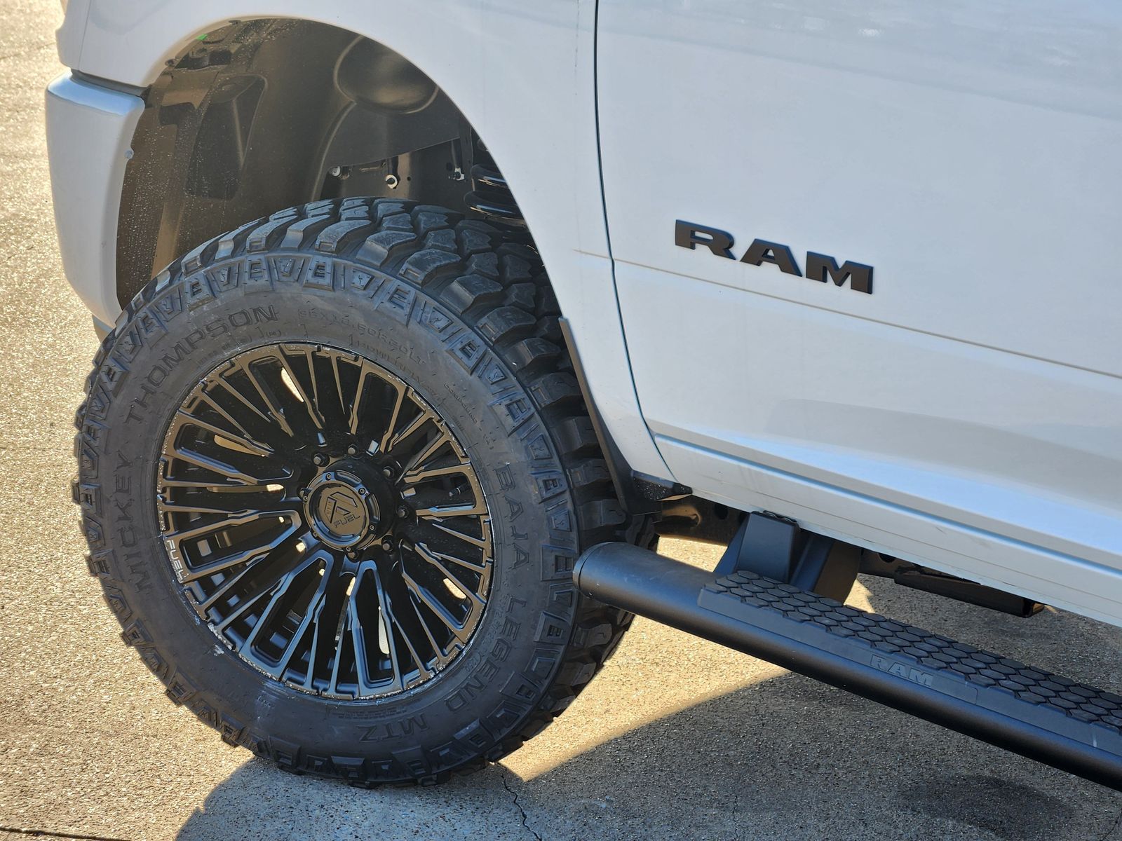 New 2025 Bright White Ram BIG HORN CREW CAB 4X4 6