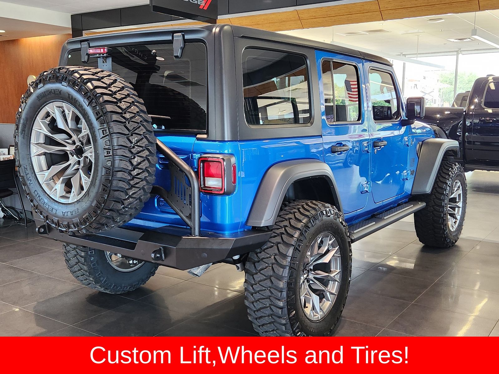 New 2026 Hydro Blue Pearlcoat Jeep 4-DOOR SPORT image 5