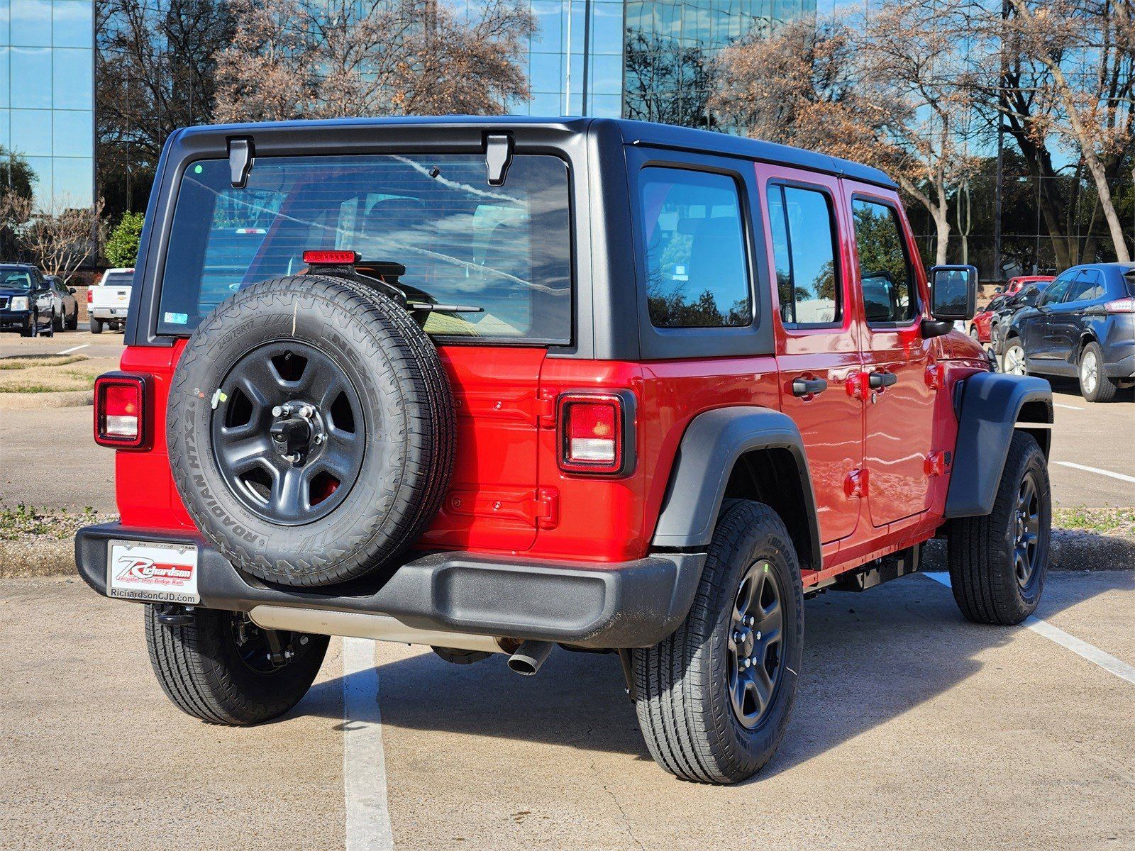New 2026 Firecracker Red Jeep 4-DOOR SPORT image 6