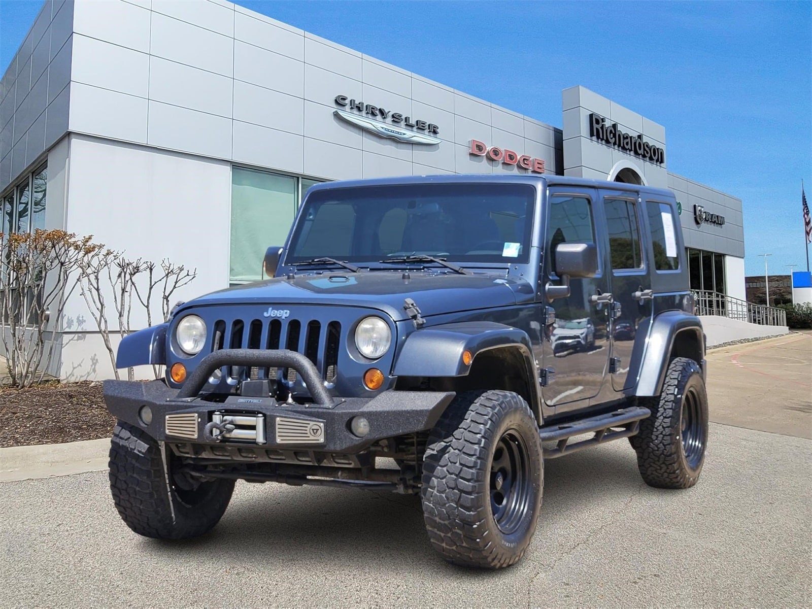 Used 2007 Jeep Wrangler Unlimited Sahara with VIN 1J4GB59167L199429 for sale in Richardson, TX
