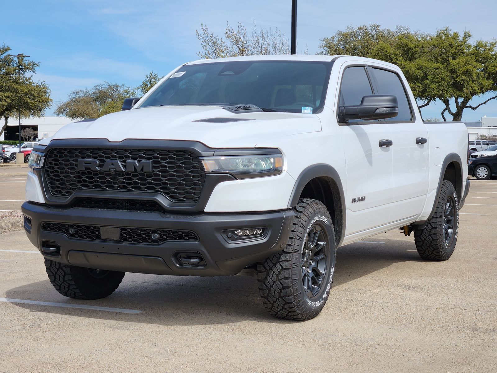 New 2026 Bright White Ram REBEL CREW CAB 4X4 5
