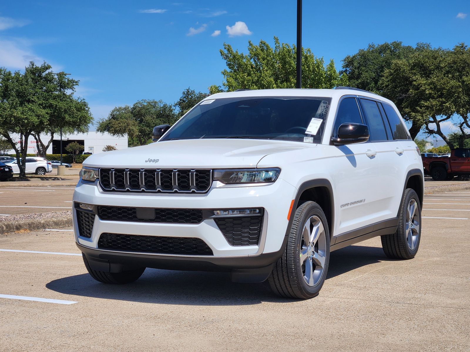 New 2026 Bright White Jeep LIMITED 4X4 image 2