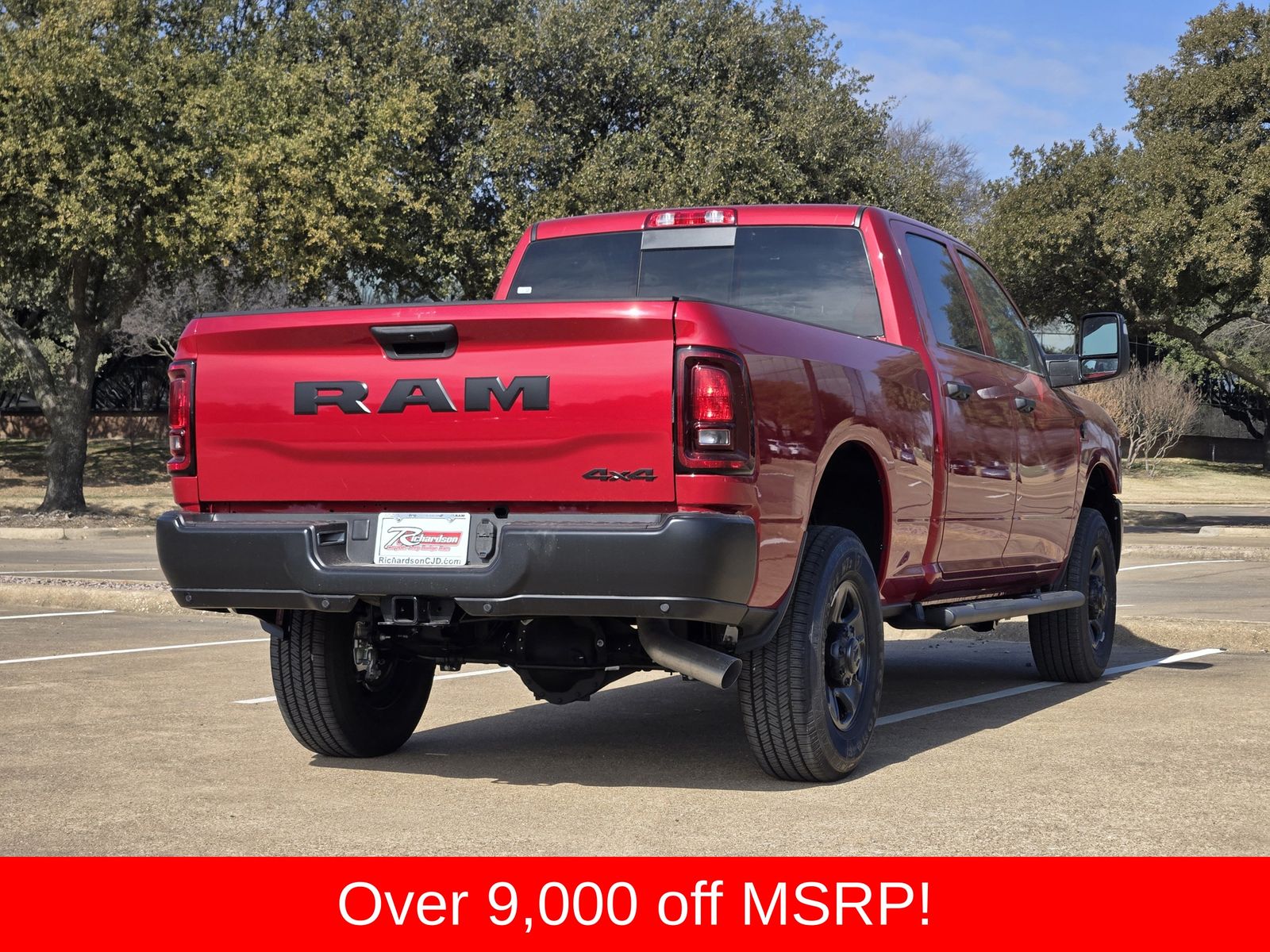 New 2026 Molten Red Pearlcoat Ram TRADESMAN CREW CAB 4X4 6