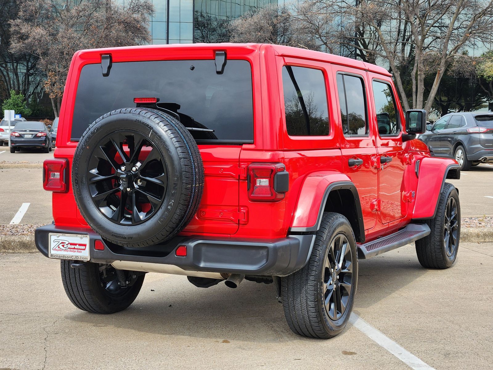 Certified Used 2025 Firecracker Red Jeep Sahara image 6