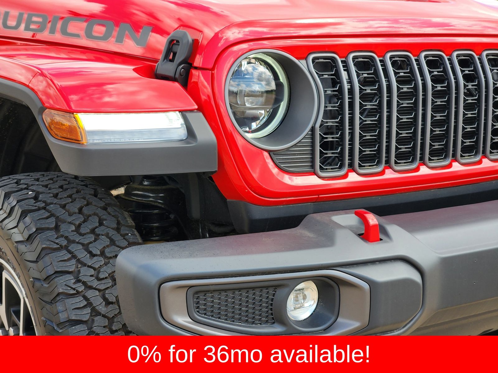 New 2026 Firecracker Red Jeep 4-DOOR RUBICON image 9