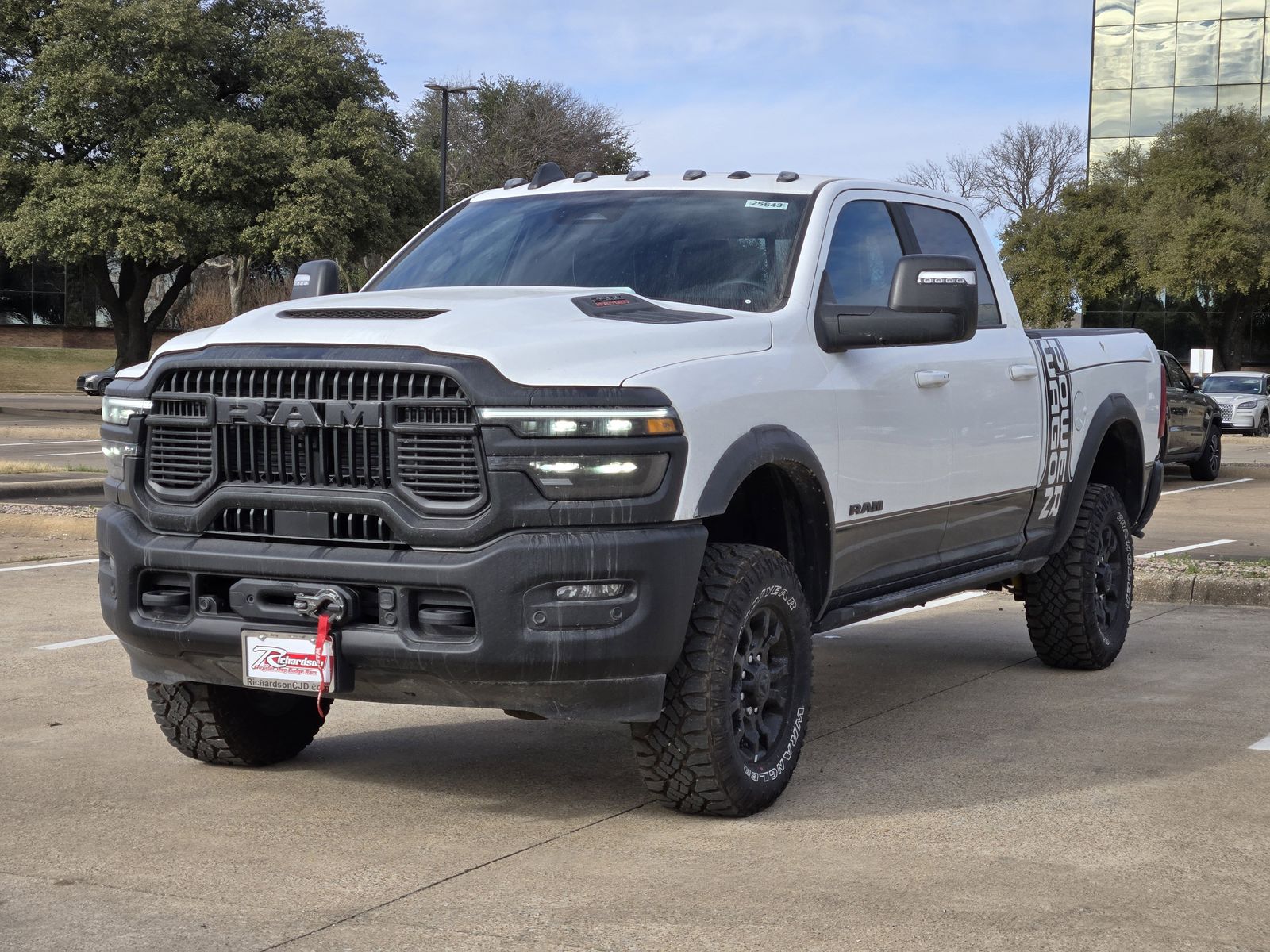 New 2025 Bright White Ram POWER WAGON CREW CAB 4X4 6