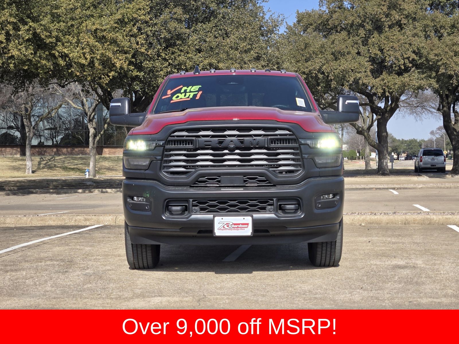 New 2026 Molten Red Pearlcoat Ram TRADESMAN CREW CAB 4X4 6