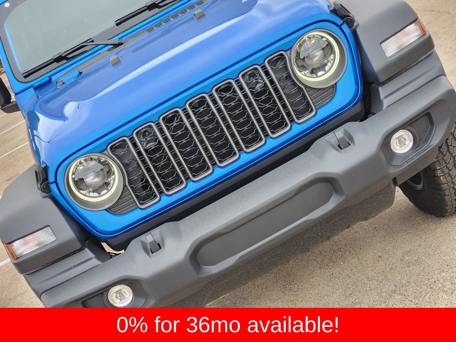 New 2026 Hydro Blue Pearlcoat Jeep 4-DOOR SPORT S image 14