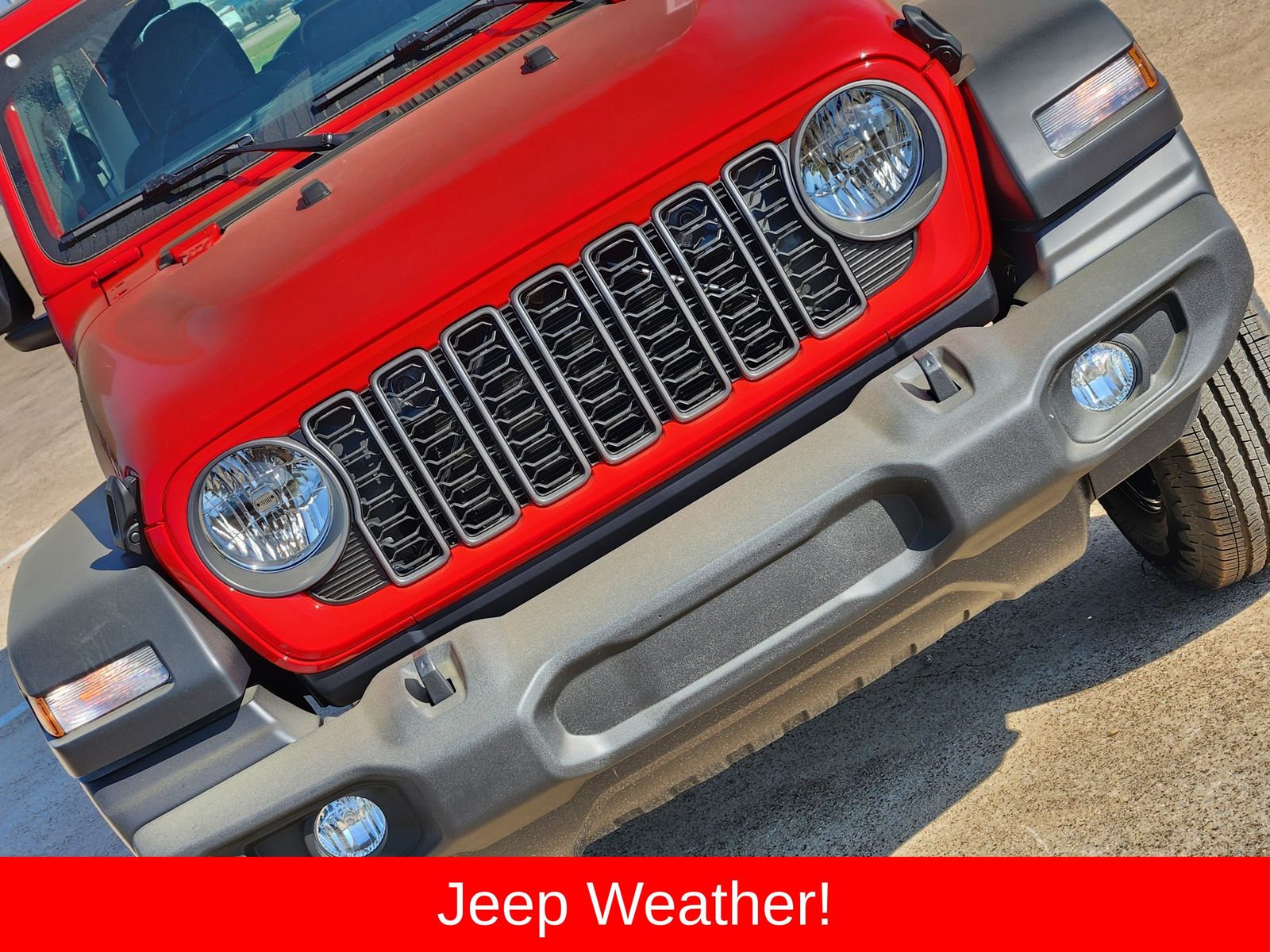 New 2026 Firecracker Red Jeep 4-DOOR SPORT image 14