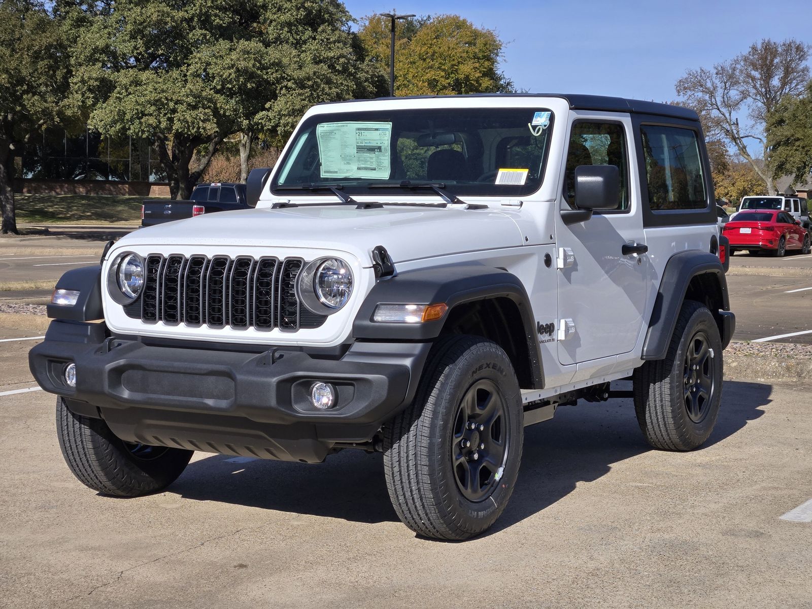 New 2026 Bright White Jeep 2-DOOR SPORT image 2