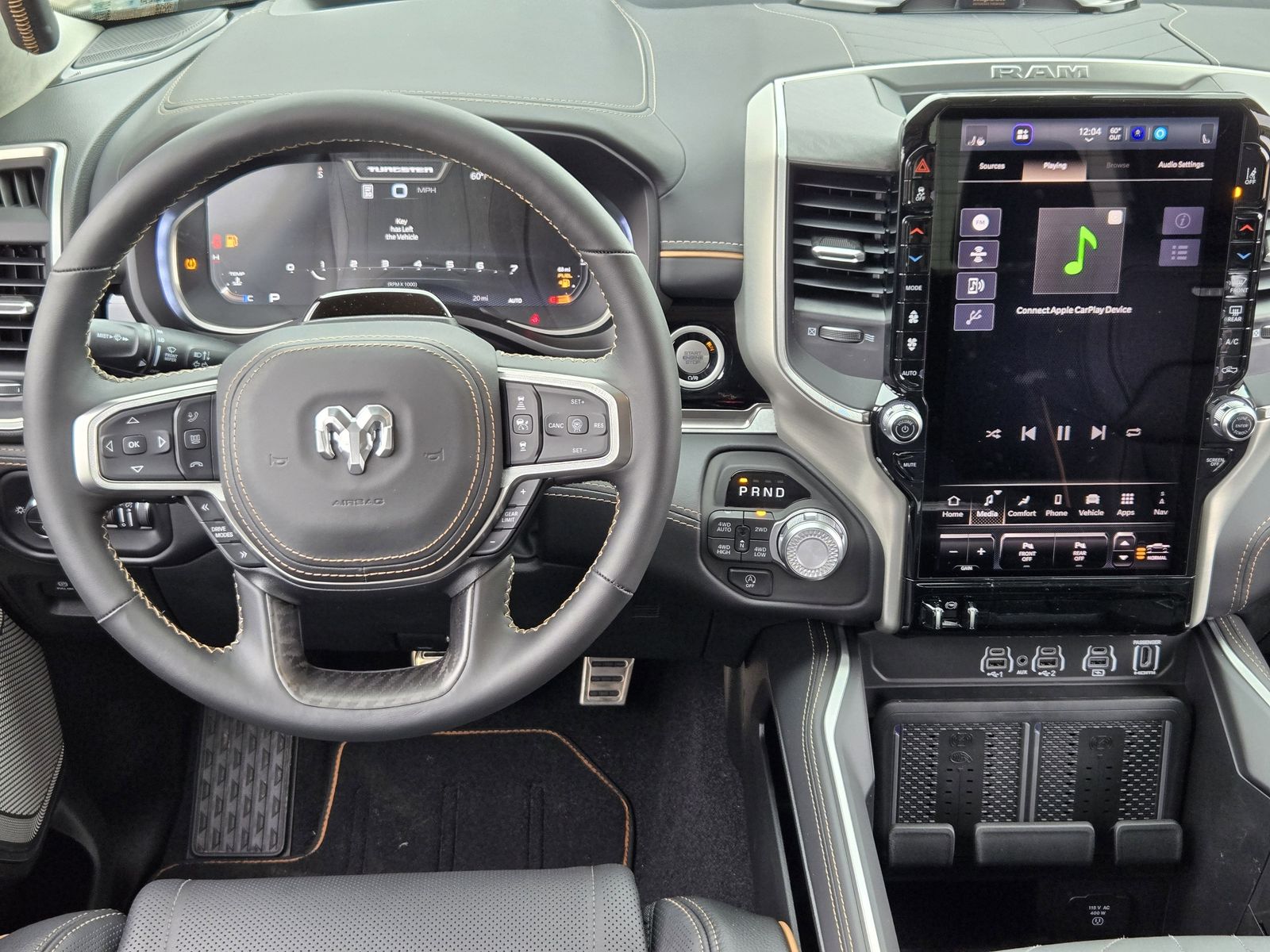 New 2026 Diamond Black Crystal Pearlcoat Ram TUNGSTEN CREW CAB 4X4 image 29