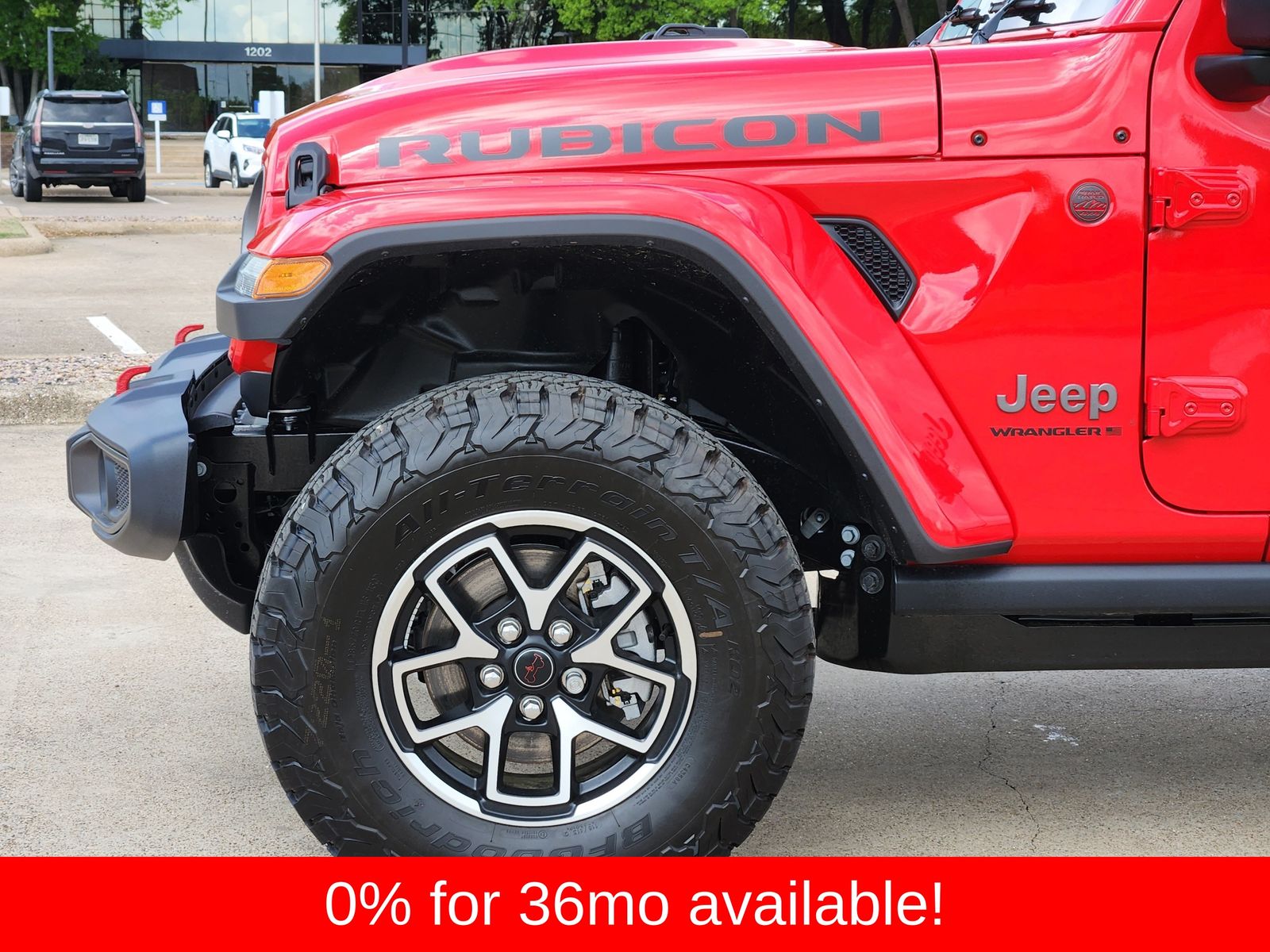 New 2026 Firecracker Red Jeep 4-DOOR RUBICON image 8