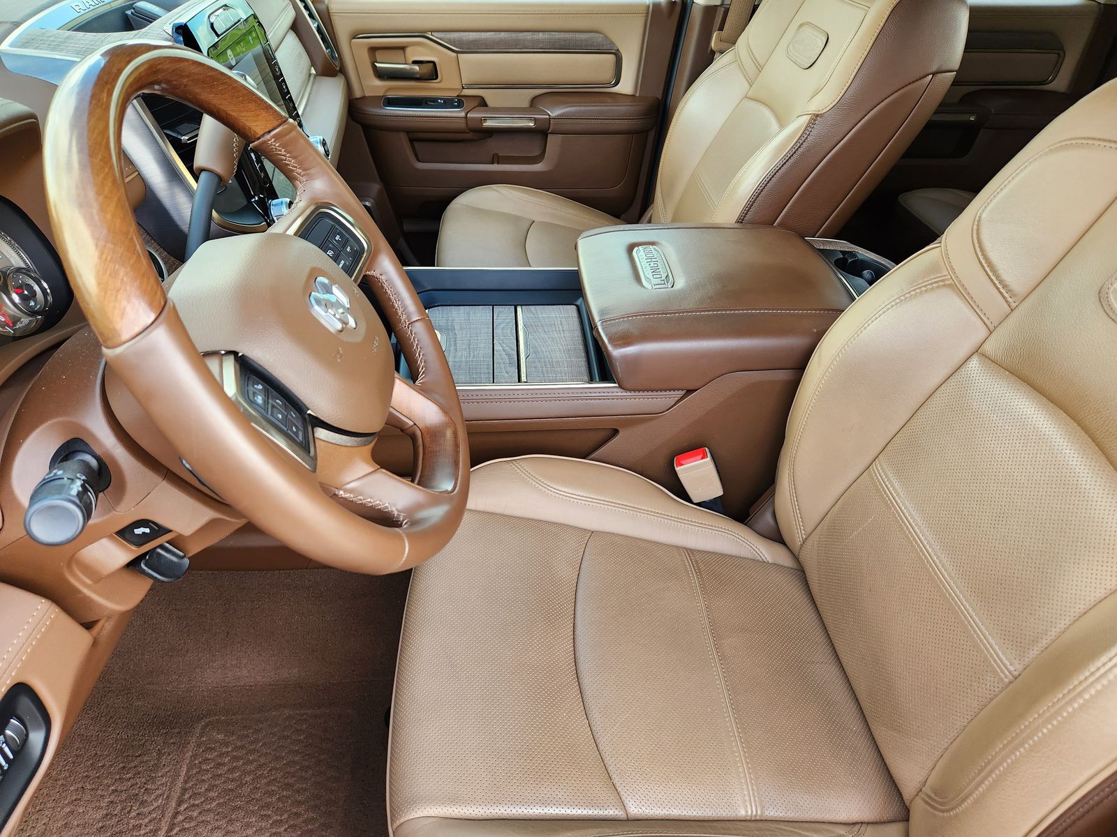 Used 2022 Diamond Black Crystal Pearlcoat Ram Longhorn image 25